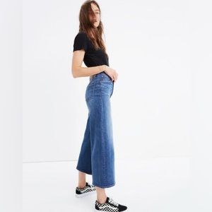 Madewell Crop Wide Leg Jeans 28